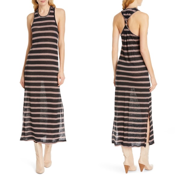 Joie Brellen Twist Back Linen Tank Dress NWT - Picture 1 of 5